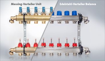 Verteilerschnellmontage;Verteiler Schnellmontage; Komplettverteilerlösung Flächenheizung; Komplett Verteilerlösung Flächenheizung